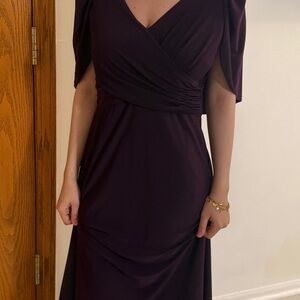 Elegant Purple Women's Dress